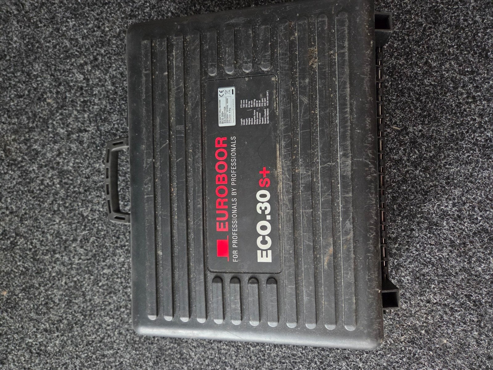 Euroboor ECO.30 S+ magneetboormachine in koffer, Doe-het-zelf en Verbouw, Ophalen, Zo goed als nieuw, 600 watt of meer, Overige typen