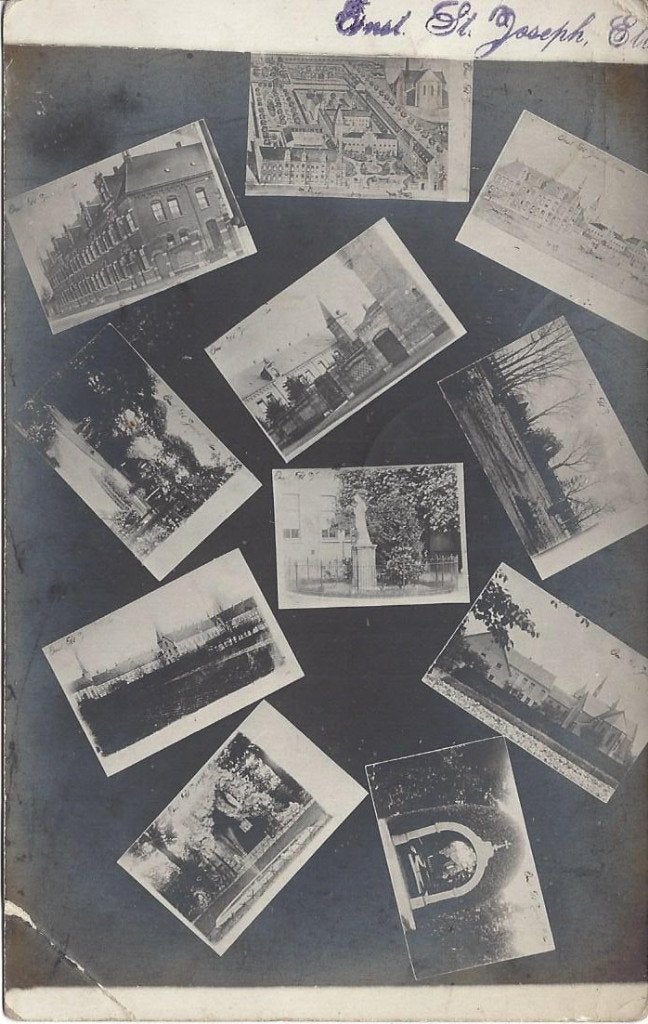 Etten-Leur, Fotokaart Pensionaat St. Joseph, gelopen 1912, Ophalen of Verzenden, Voor 1920, Gelopen, Noord-Brabant