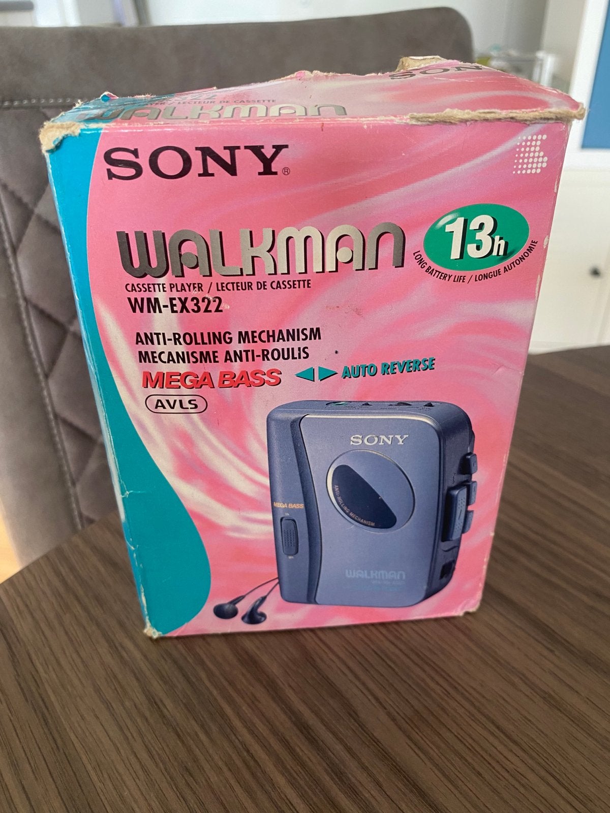 Vintage Sony Walkman WM-EX322 in originele verpakking, Ophalen of Verzenden, Walkman