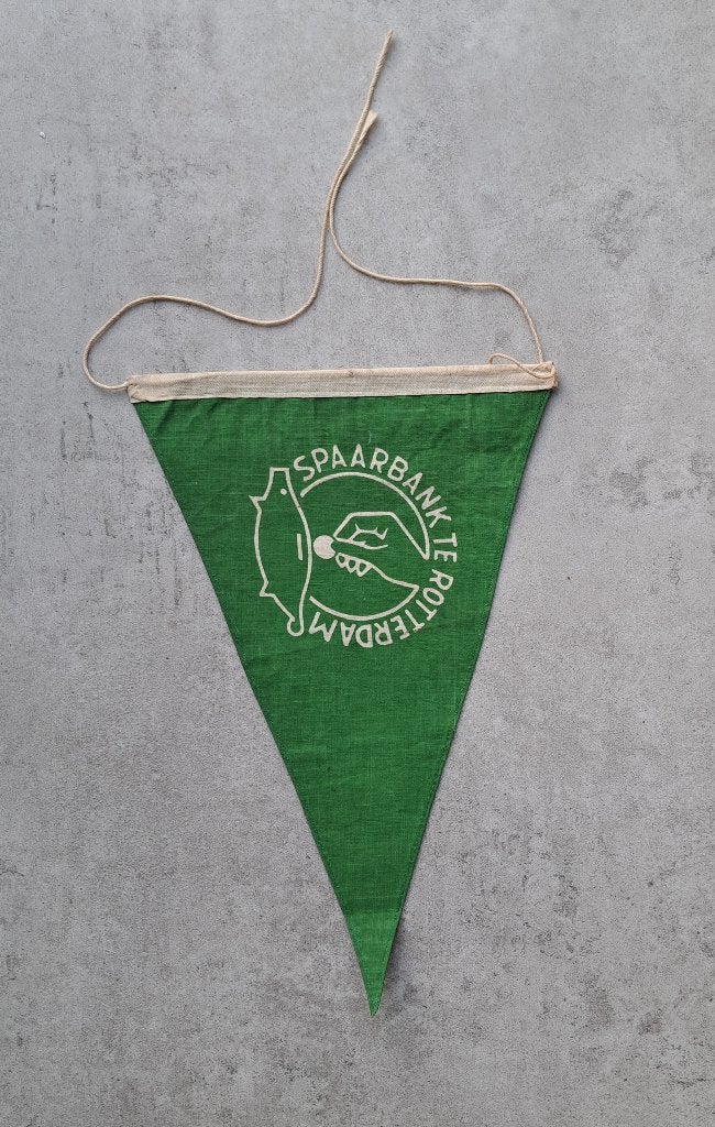vlaggetje Spaarbank Rotterdam, Ophalen of Verzenden, Gebruikt