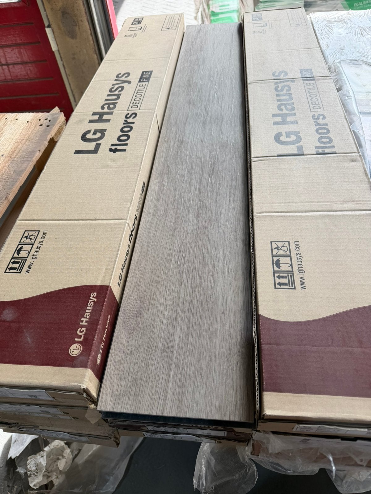 39.72 Mtr/2 LG FLOORS PLAK PVC MOOIE KLEUR, Ophalen, Overige typen, Beige, Nieuw