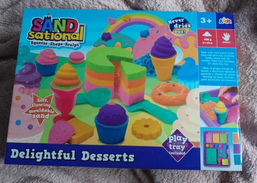 Kinetisch Zand Gebakjes Maken - Sand Sational Nieuw!, Ophalen of Verzenden, Nieuw, Bouwen