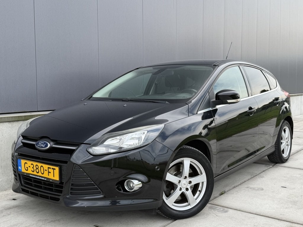 Ford Focus 1.6 EcoBoost 150 PK / ChampionsLeague Edit / Airc, Auto's, Stof, Gebruikt, Zwart, 4 cilinders