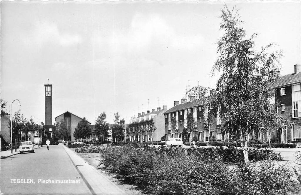 388-499-017 Tegelen Plechelmusstraat, Verzenden, Voor 1920, Limburg