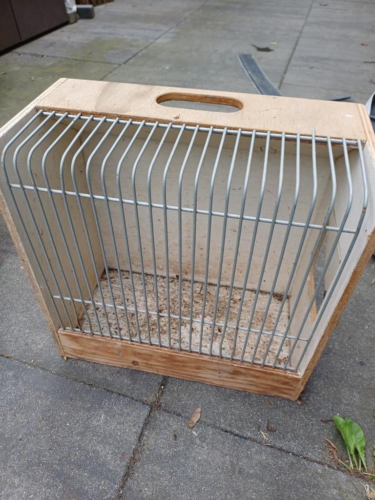Vogel kooitje, Dieren en Toebehoren, Vogels | Hokken en Kooien, Ophalen, Gebruikt, Hout, Vogelkooi