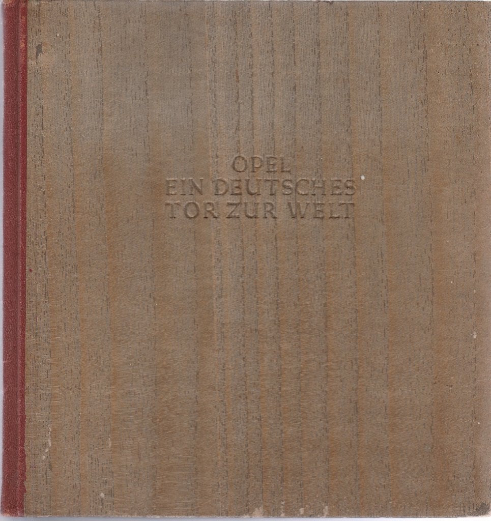 Opel 1937 oldtimer boek duits vooroorlogs zeldzaam, Verzenden, Zo goed als nieuw, Opel