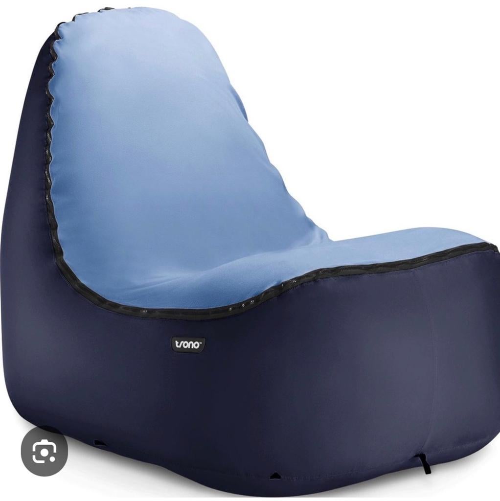 Trono Opblaasbare Lounge Stoel - Comfortabel & Draagbaar, Ophalen of Verzenden, Gebruikt, 1-persoons