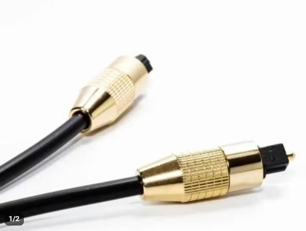 Toslink 1m high end Optical Cable nieuw met metal stekkers, Ophalen of Verzenden, Nieuw, Minder dan 2 meter, Optische kabel