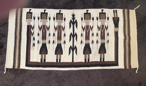 WANDKLEED NAVAJO WOL NIEUW, 152 cm, Nieuw, 74 cm, Ophalen of Verzenden