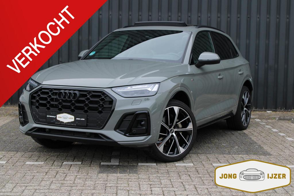 Audi Q5 50 TFSI e 3x S LINE PANO HUD B&O TREKHAAK, Auto's, Audi, Bedrijf, Q5, 4x4, ABS, Achteruitrijcamera, Adaptive Cruise Control