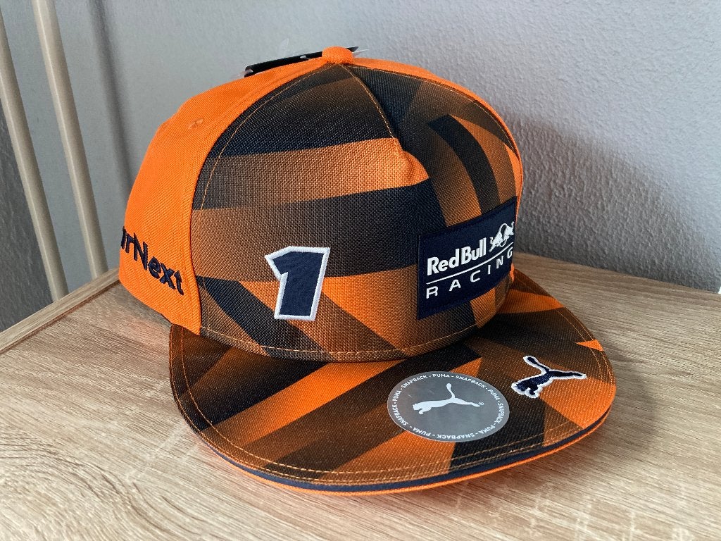 ✅ Max Verstappen Orange Snapback Cap Red Bull Racing Pet, Verzamelen, Automerken, Motoren en Formule 1, Ophalen of Verzenden, Nieuw