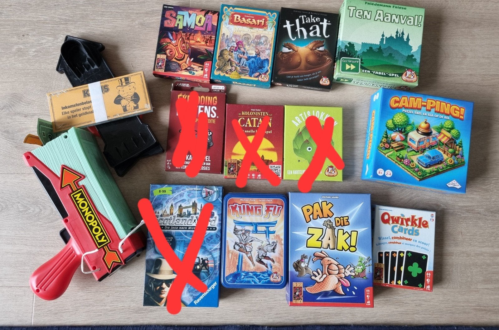 Grote collectie bordspellen en kaartspellen, Vijf spelers of meer, Ophalen, Zo goed als nieuw, Diverse