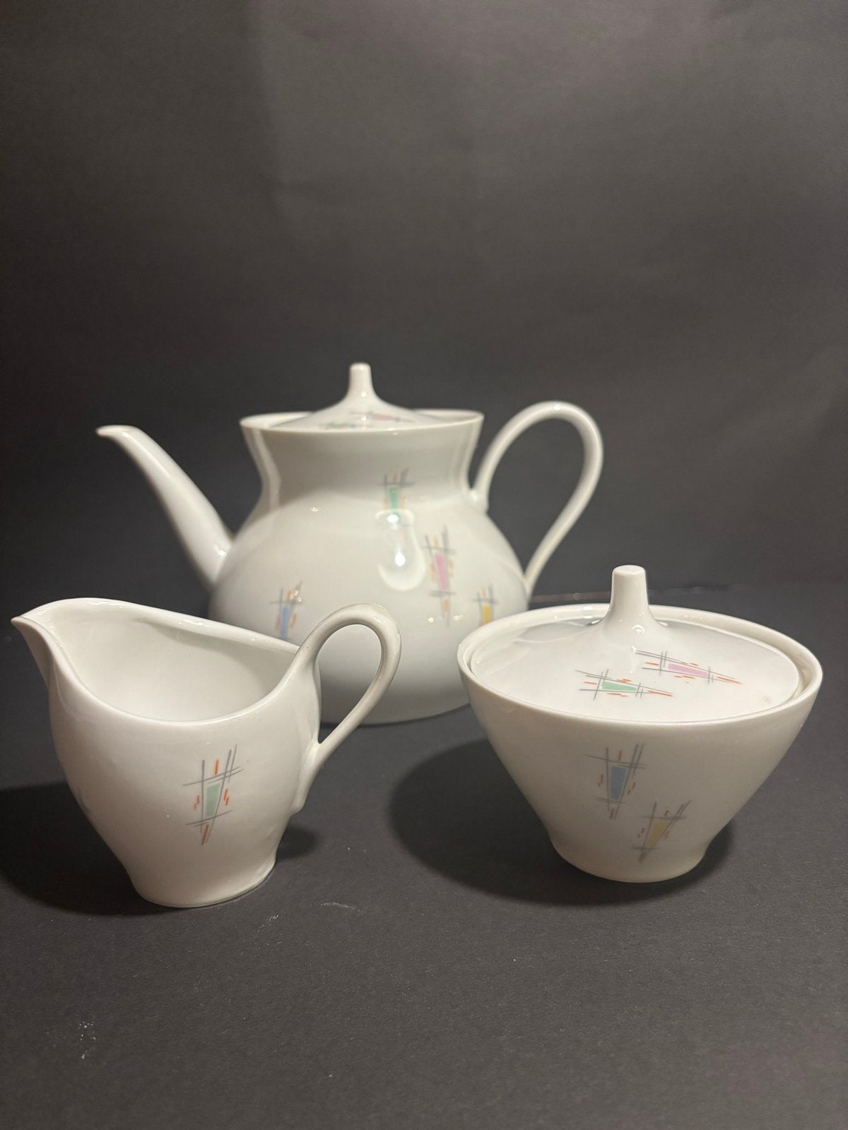 UNIEK Vintage mid century Servies Schirnding Bavaria '50/'60, Ophalen of Verzenden