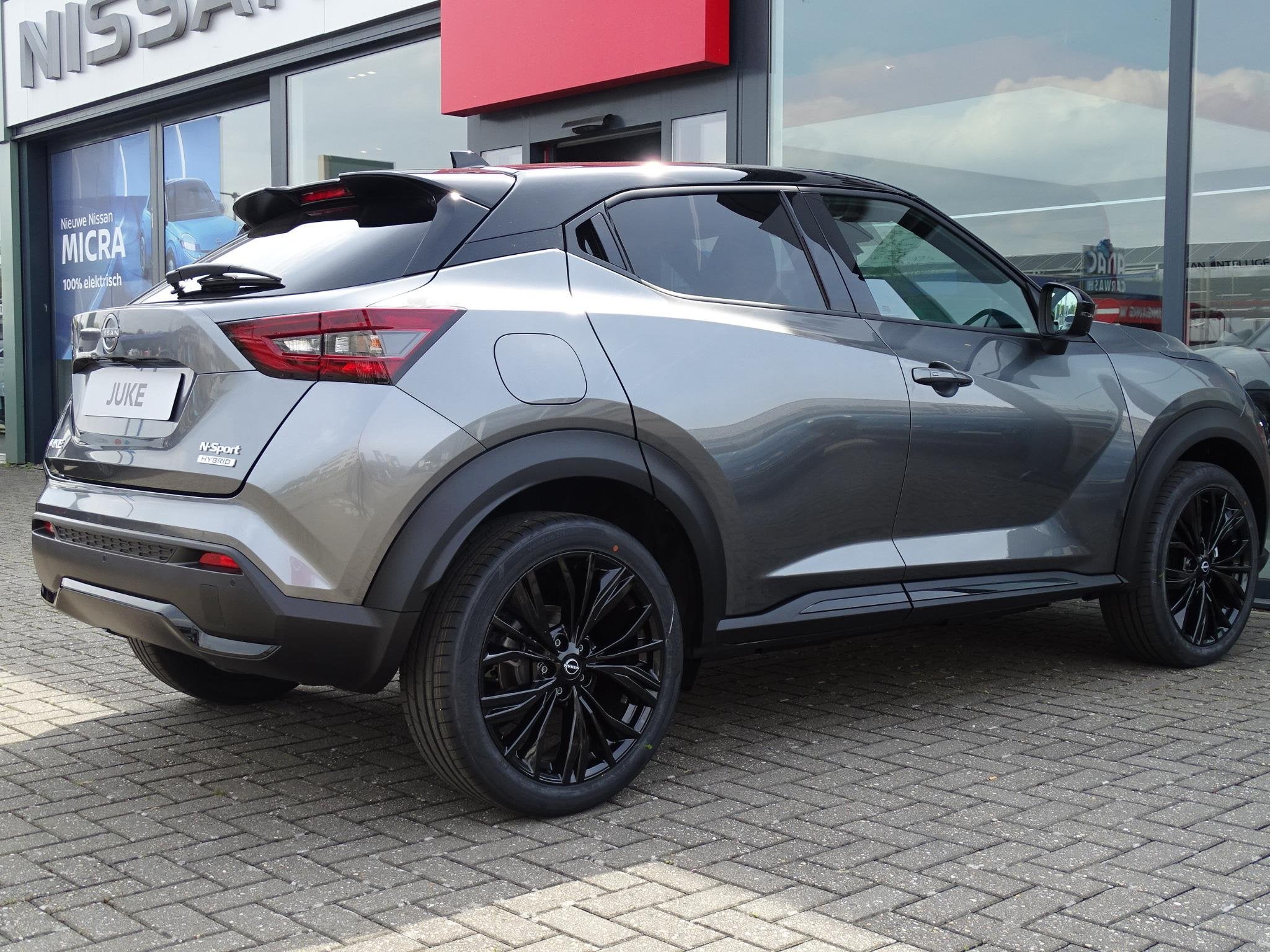 Nissan Juke 1.6 Hybrid N-Sport 10 jr garantie! | TECHNOLOGY, Auto's, Stof, Met garantie (alle), Automatische klimaatregeling, Bedrijf