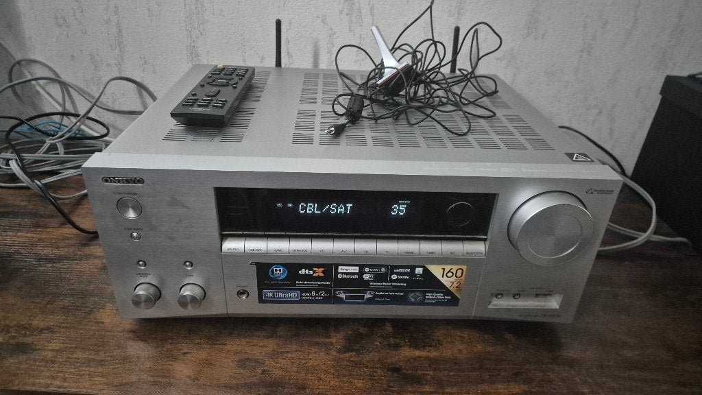 onkyo tx-nr656 zilver, Ophalen, Gebruikt, 120 watt of meer, Onkyo