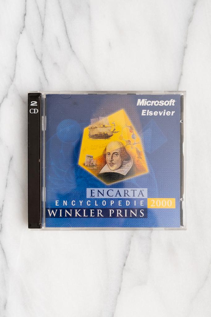 Encarta Encyclopedie 2000 Winkler Prins CD-ROM, Spelcomputers en Games, Games | Pc, Puzzel en Educatief, Gebruikt, 1 speler, Eén computer