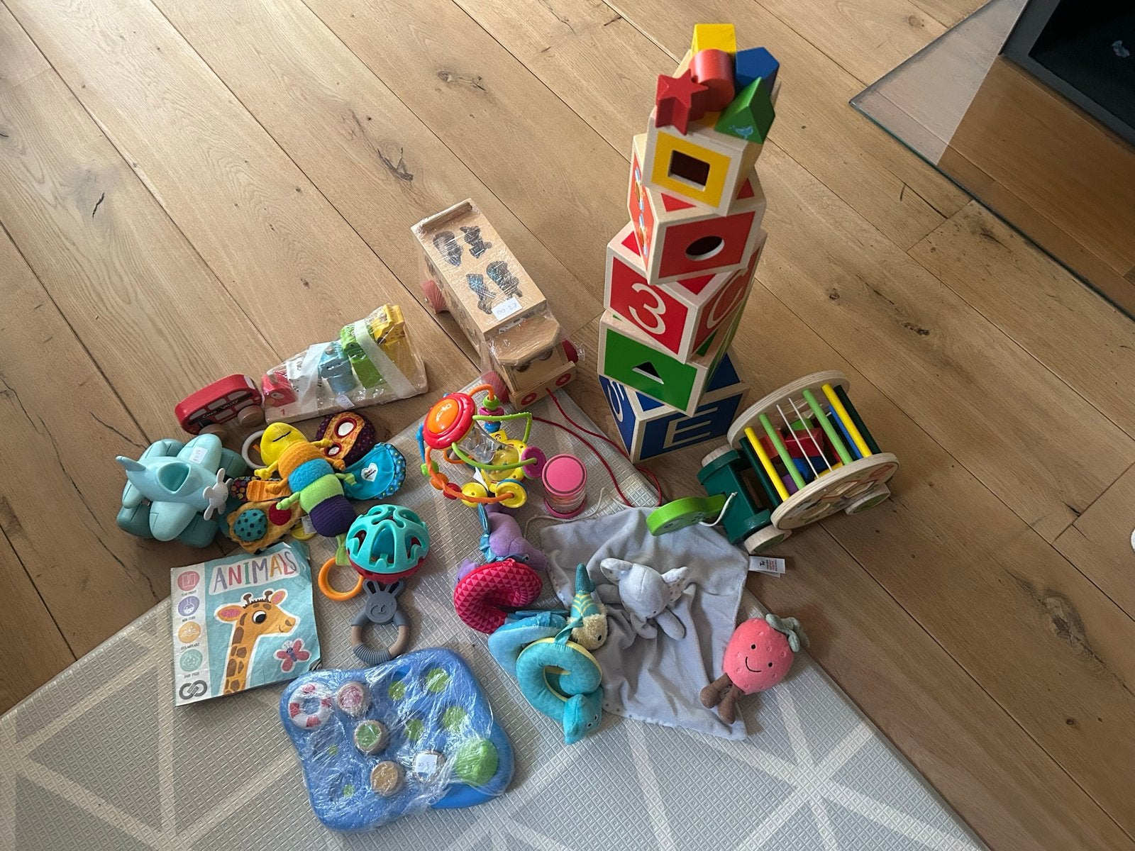 Montessori speelgoed, knuffels, rammelaars en meer 0-3 jaar, Ophalen, Gebruikt, Overige typen, Met geluid