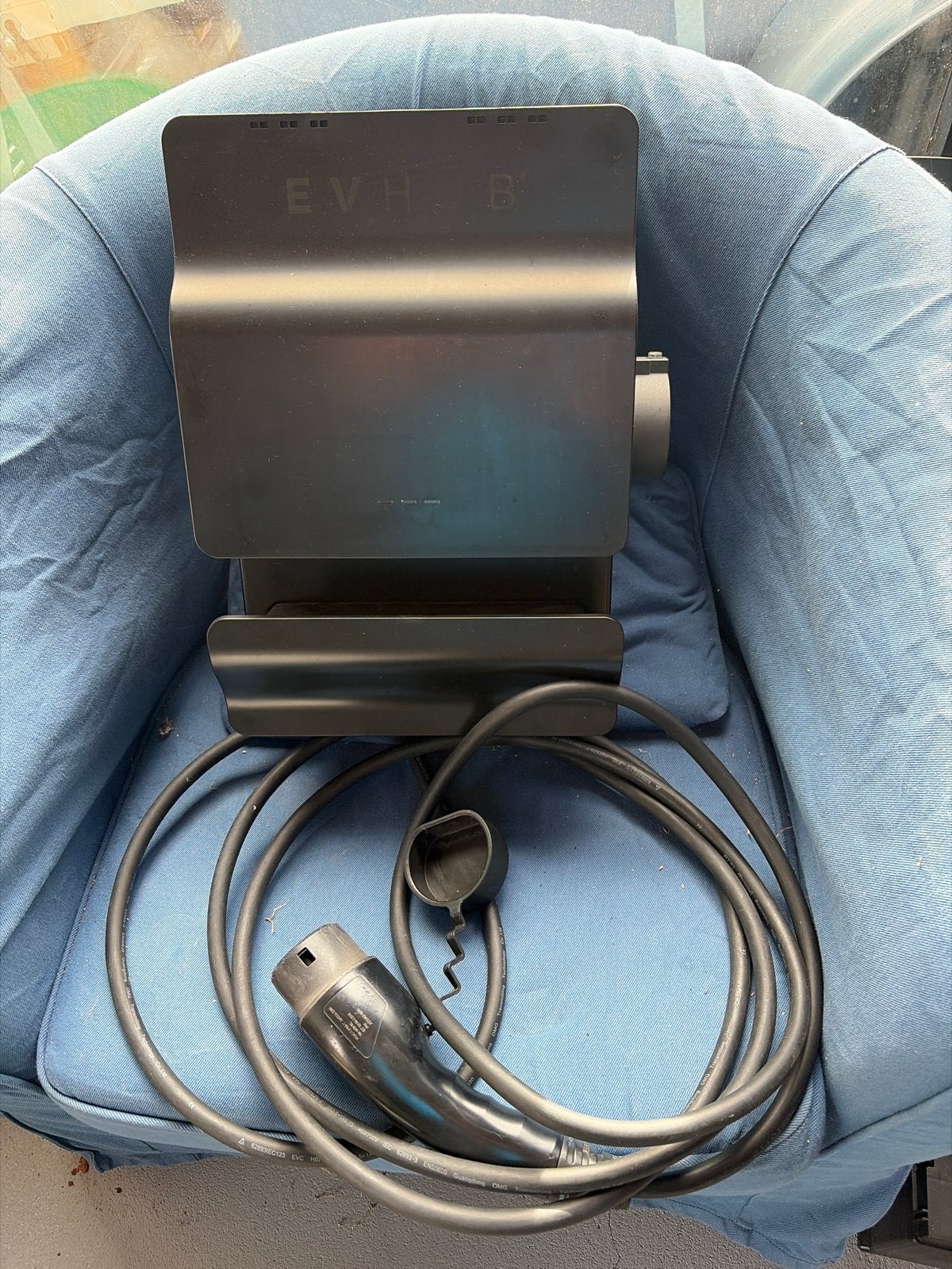 EVHub Laadpaal met Laadkabel (16A 440V AC), Ophalen of Verzenden, Gebruikt, Laadpaal en Laadkabel