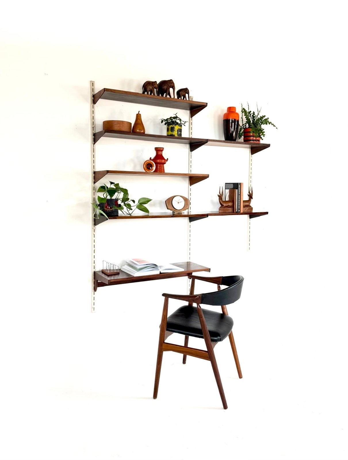 Vintage modulair wandsysteem, Kai Kristiansen ‘60, Overige houtsoorten, Met plank(en), Gebruikt, Kai Kristiansen