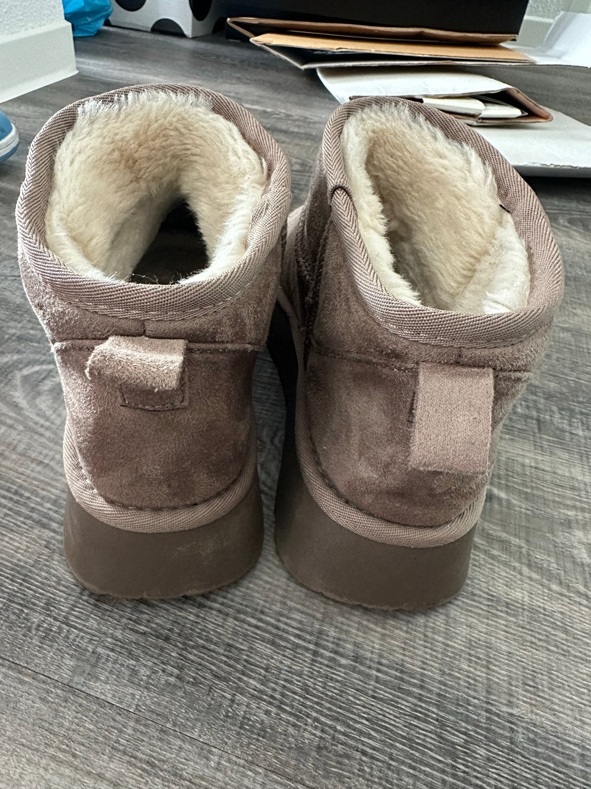 Shoeby Uggs Maat 39 - Comfortabele en Warme Laarzen, Ophalen of Verzenden, Gedragen, Bruin, Lage of Enkellaarzen