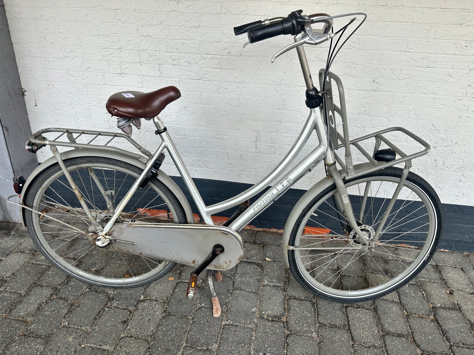 Cortina L140 Damesfiets - Stadsfiets met Voordrager, Overige merken, Terugtraprem, Ophalen of Verzenden, 53 tot 56 cm