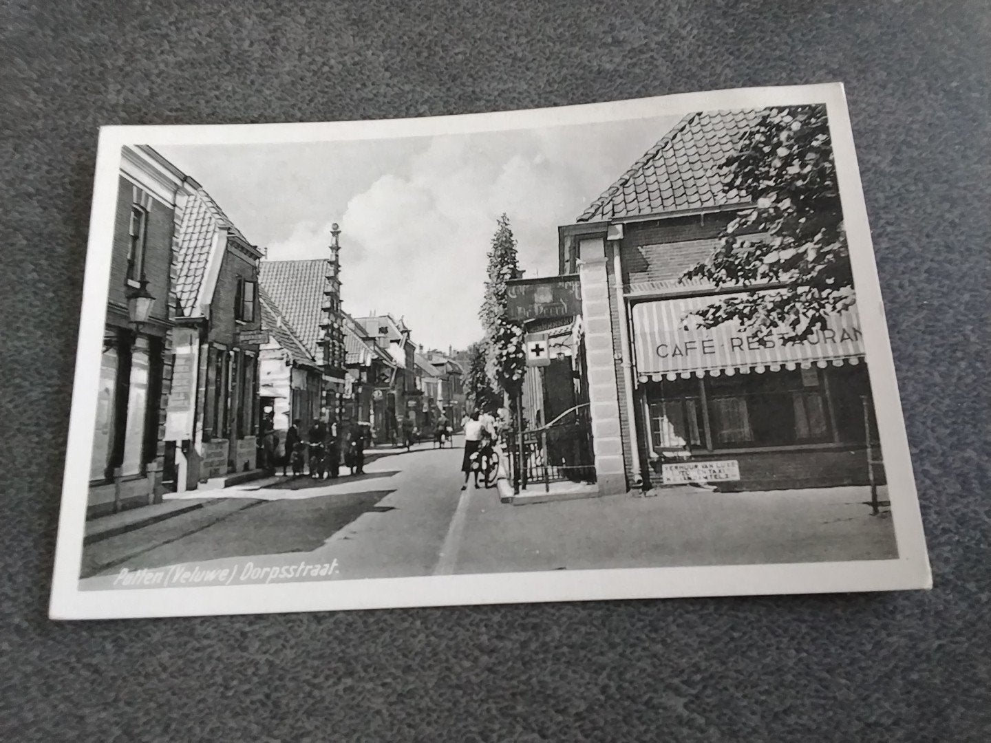 Putten Dorpsstraat ca 1950, Ophalen of Verzenden, 1940 tot 1960, Ongelopen, Gelderland