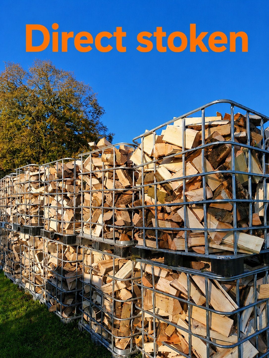 Droog gekloofd hout - Hardhout Eik-Beuk-Es (1.2kuub) 🔥🔥, 3 tot 6 m³, Ophalen of Verzenden, Eikenhout, Blokken