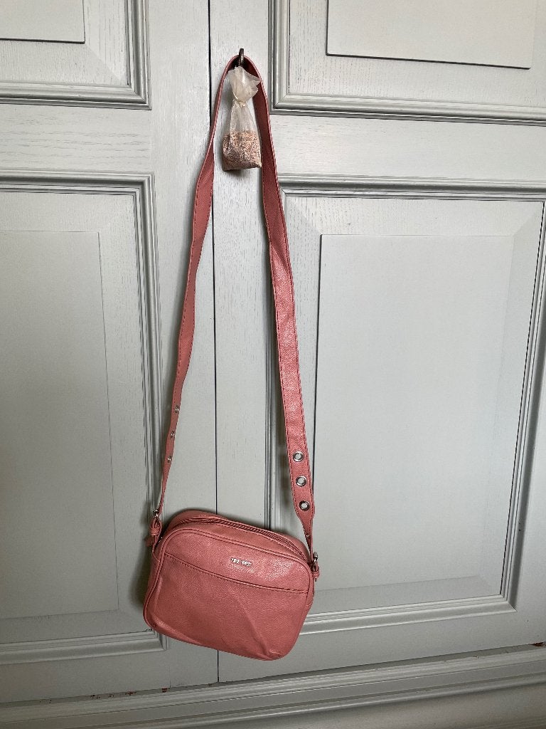 Nine West Crossbody Tas – Pastelroze. Tas-010, Verzenden, Gebruikt, Roze, Schoudertasje