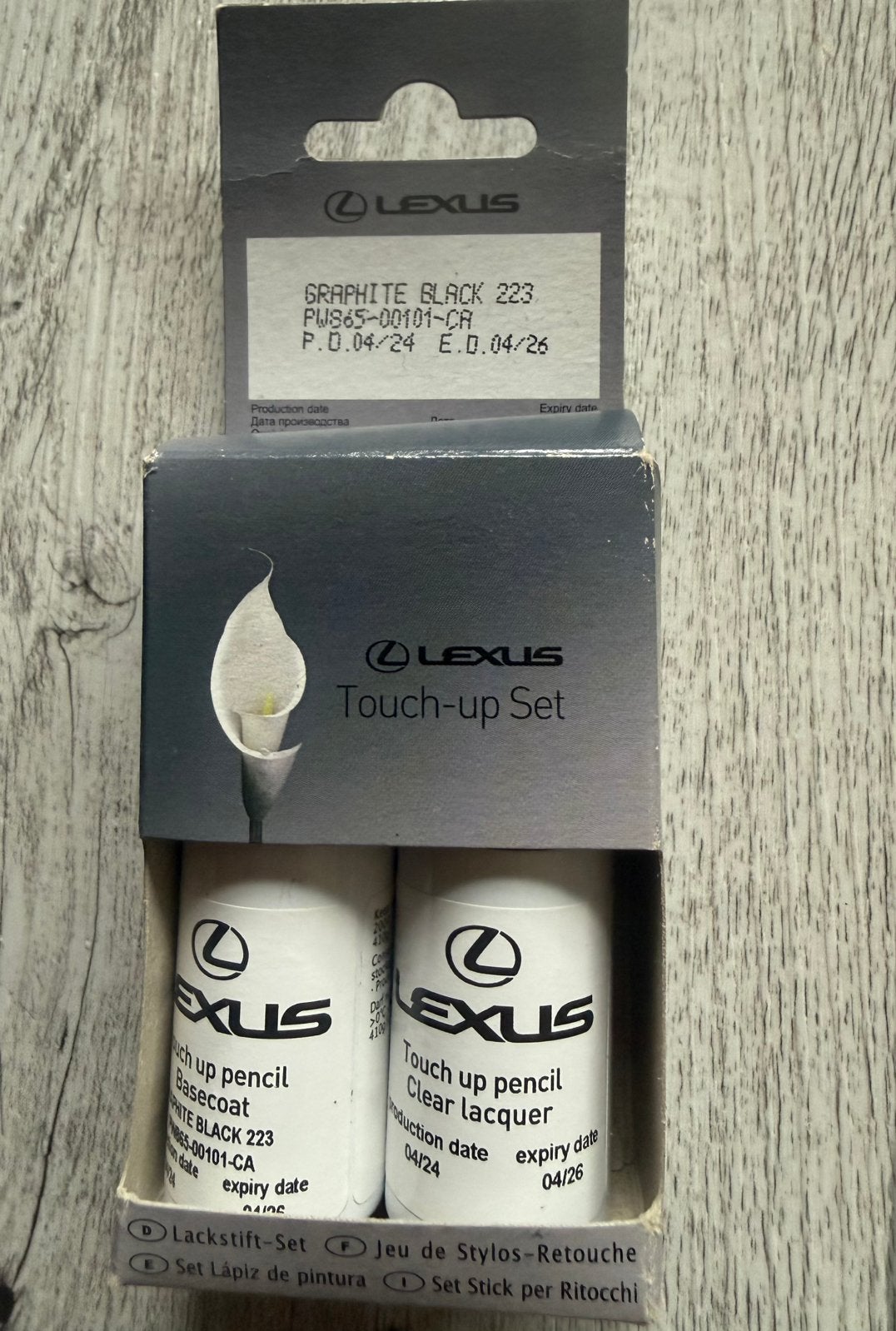 Lexus/ Toyota lak kleur zwart, Auto diversen, Ophalen of Verzenden