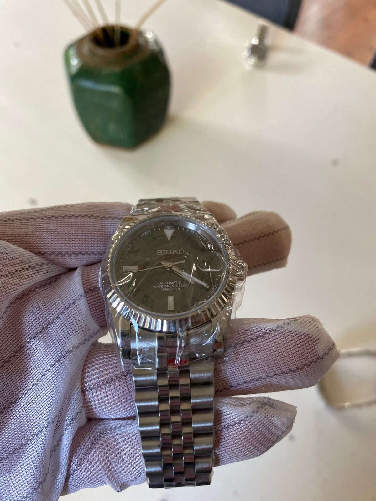 Seiko Datejust, Seiko, Met bandje, Polshorloge, Ophalen of Verzenden