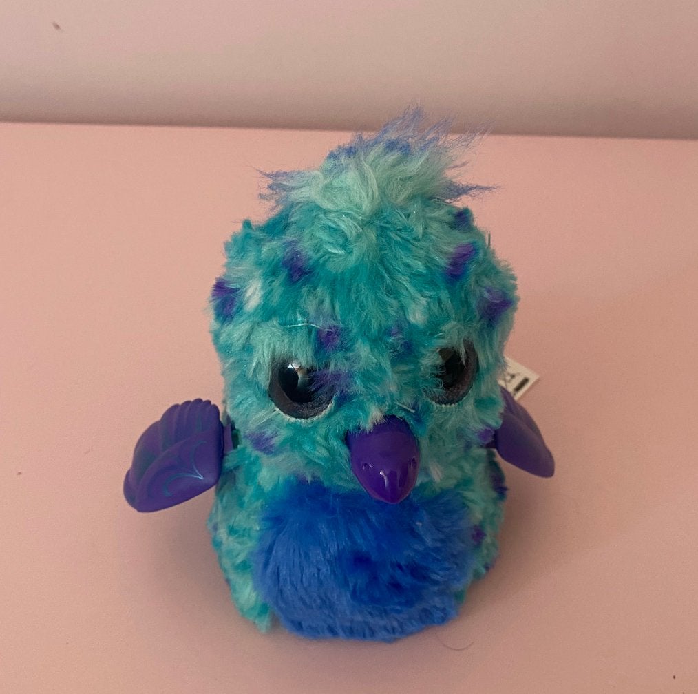 Hatchimals Draggle Blauw/Paars interactief, Ophalen of Verzenden, Zo goed als nieuw, Overige typen