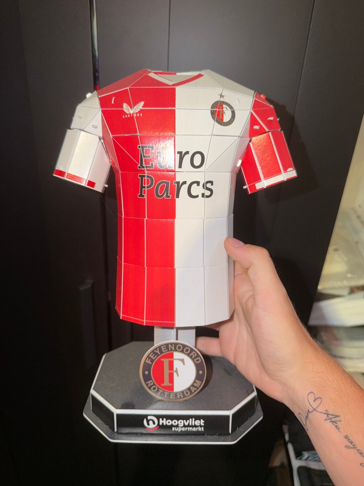 Feyenoord 3D puzzel shirt hoogvliet, Ophalen of Verzenden, Zo goed als nieuw, Feyenoord, Shirt