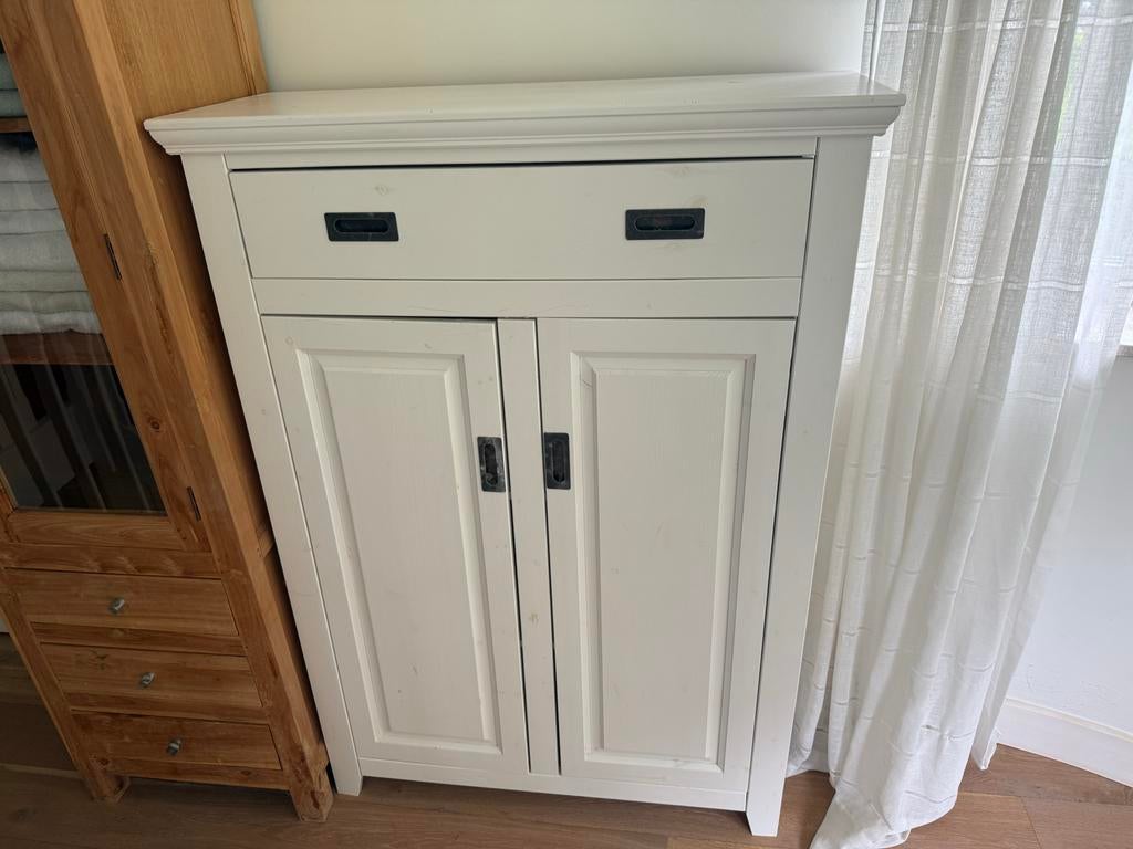 Witte IKEA kast met lade en deuren, Ophalen of Verzenden, Gebruikt