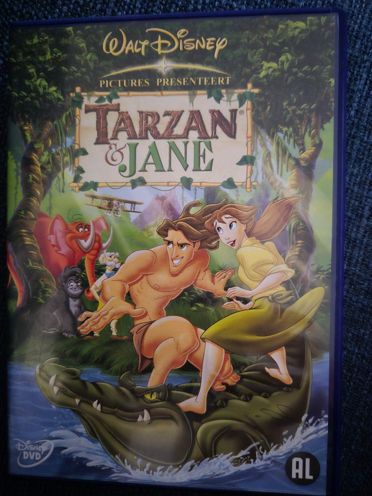Disney Tarzan & Jane DVD - Avontuurlijke animatiefilm, Cd's en Dvd's, Engels, Animatie, Alle leeftijden, Nederlands