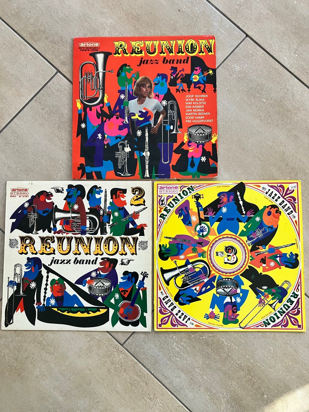 Reunion Jazz Band: Vol. 1, 2 & 3 - Dutch Swing College Band, LP, Gebruikt, Verzenden, Complilatie