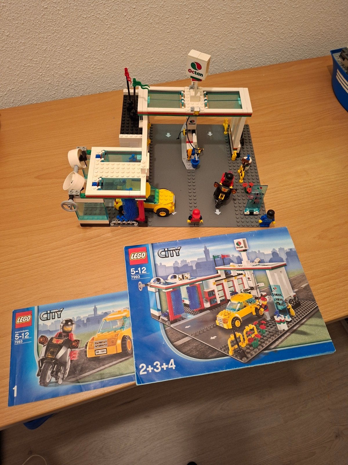 Lego City 7993 Tankstation met autowasstraat, Lego, Inclusief instructies, Ophalen of Verzenden, Complete set