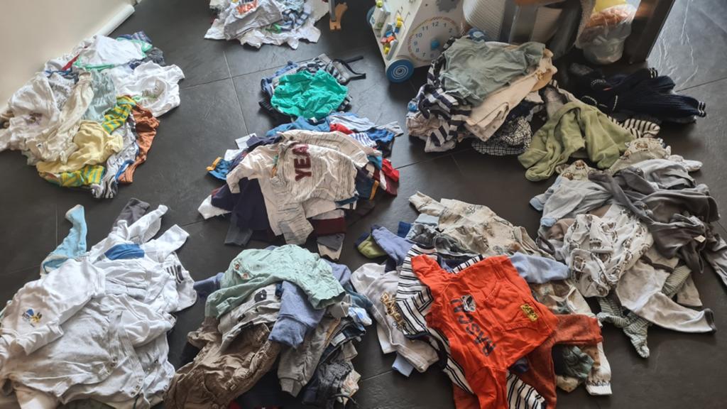 Grote kledingbundel voor babyjongens (maat 68), Kinderen en Baby's, Babykleding | Overige, Verzenden, Gebruikt, Diverse, Jongetje