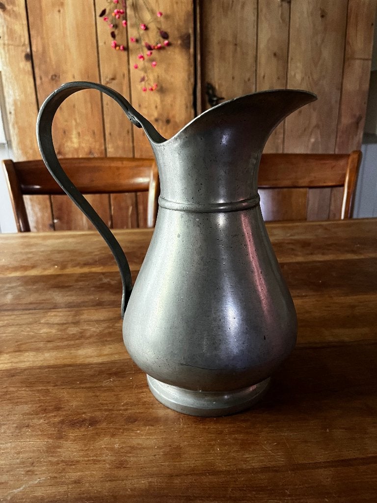 Zilvertinnen kan 28cm hoog, Antiek en Kunst, Ophalen of Verzenden
