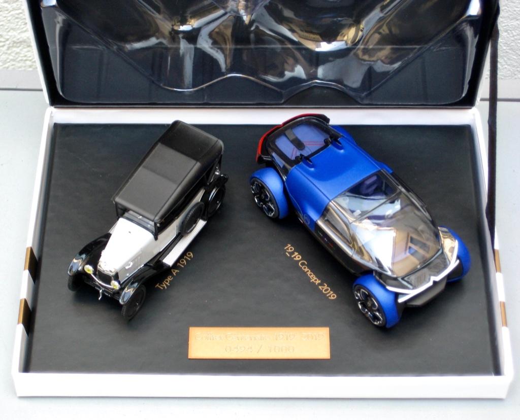 Giftbox 100 jaar Citroen Type A + 19_19 concept Norev 1:43, Ophalen of Verzenden, Nieuw, Auto, Norev