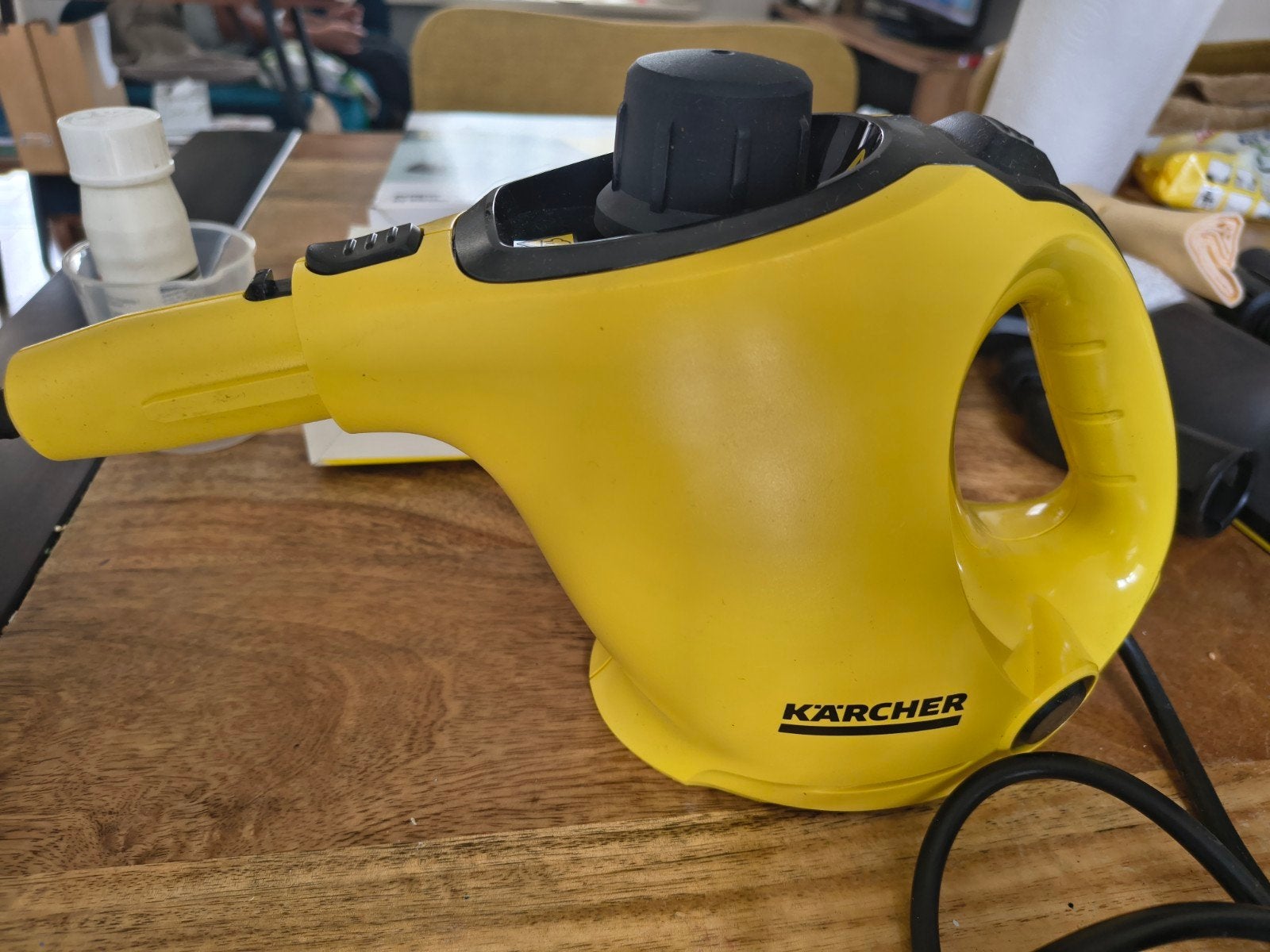 Kärcher Stoomreiniger met accessoires - Zo goed als nieuw, Ophalen of Verzenden, Nieuw, Stoomreiniger