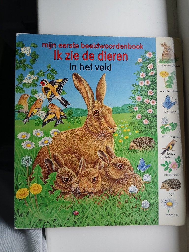 Mijn eerste beeldwoordenboek – Ik zie de dieren in het veld, Ophalen of Verzenden, Gelezen, Diverse auteurs