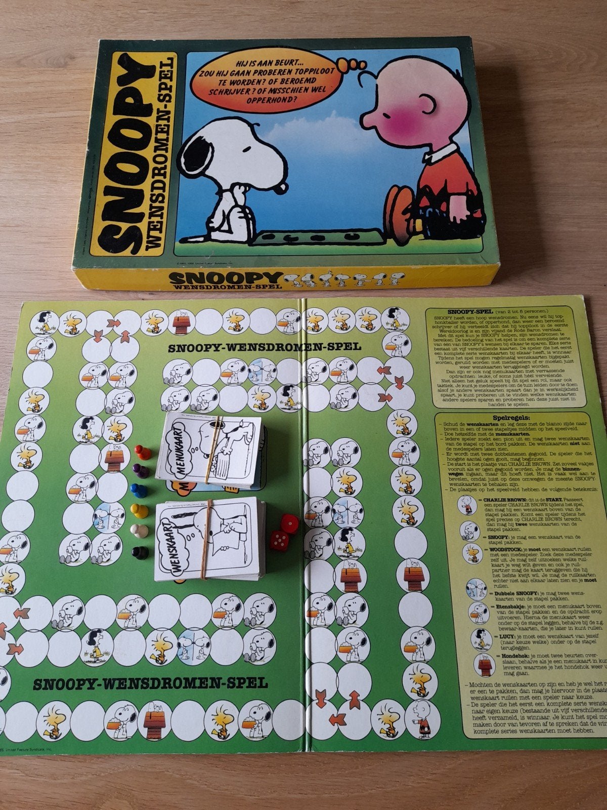 Snoopy Wensdromen-spel, Vijf spelers of meer, Ophalen of Verzenden, Gebruikt, Loeb