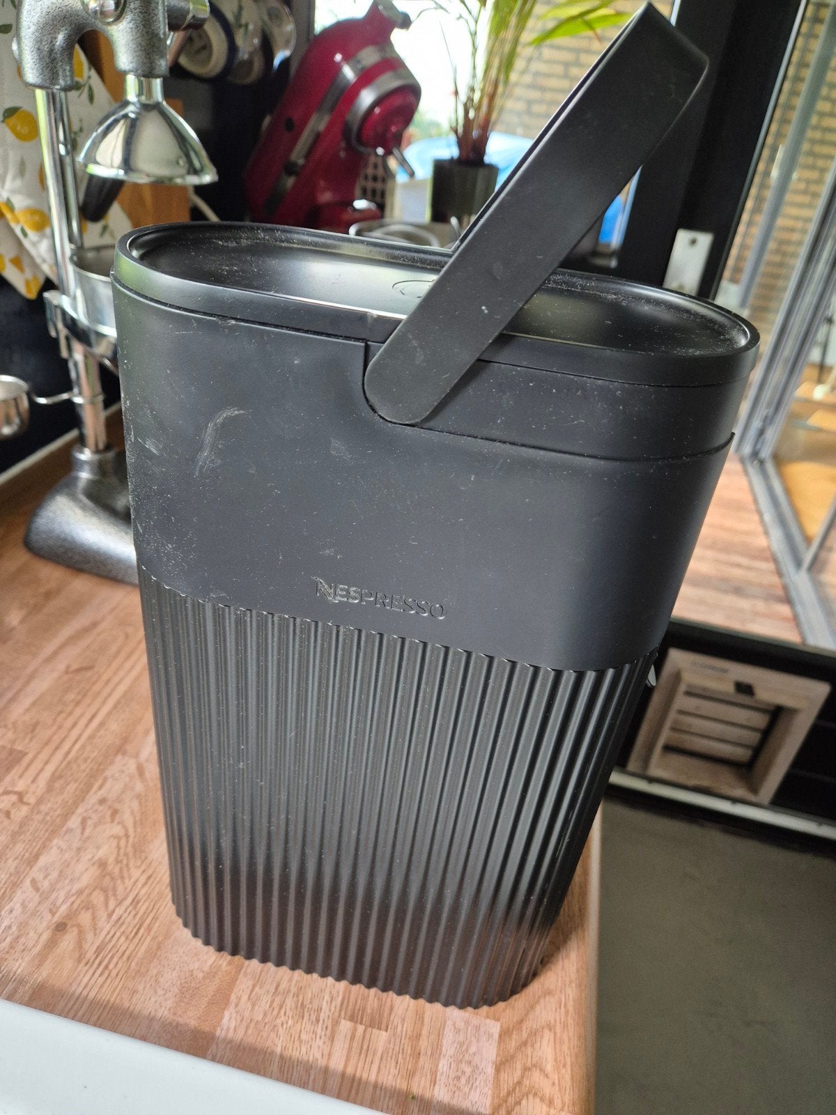 Nespresso Recycle Bin - Handige Capsule Opvangbak, Ophalen, Kunststof, Gebruikt, Minder dan 10 liter