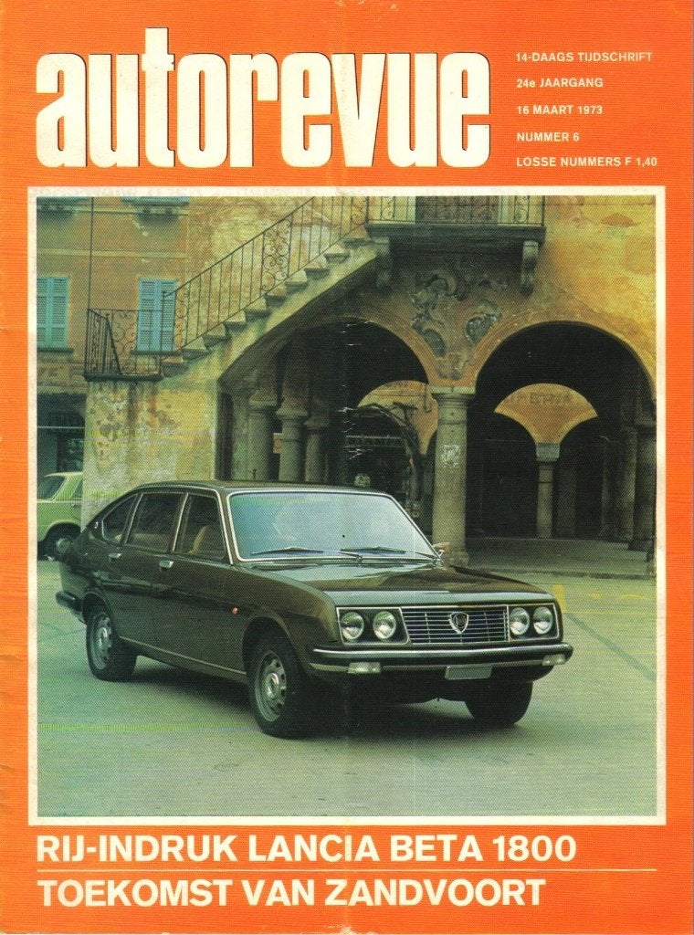 Autorevue test Lancia Beta 1800 1973, Ophalen of Verzenden, Gelezen, Overige merken