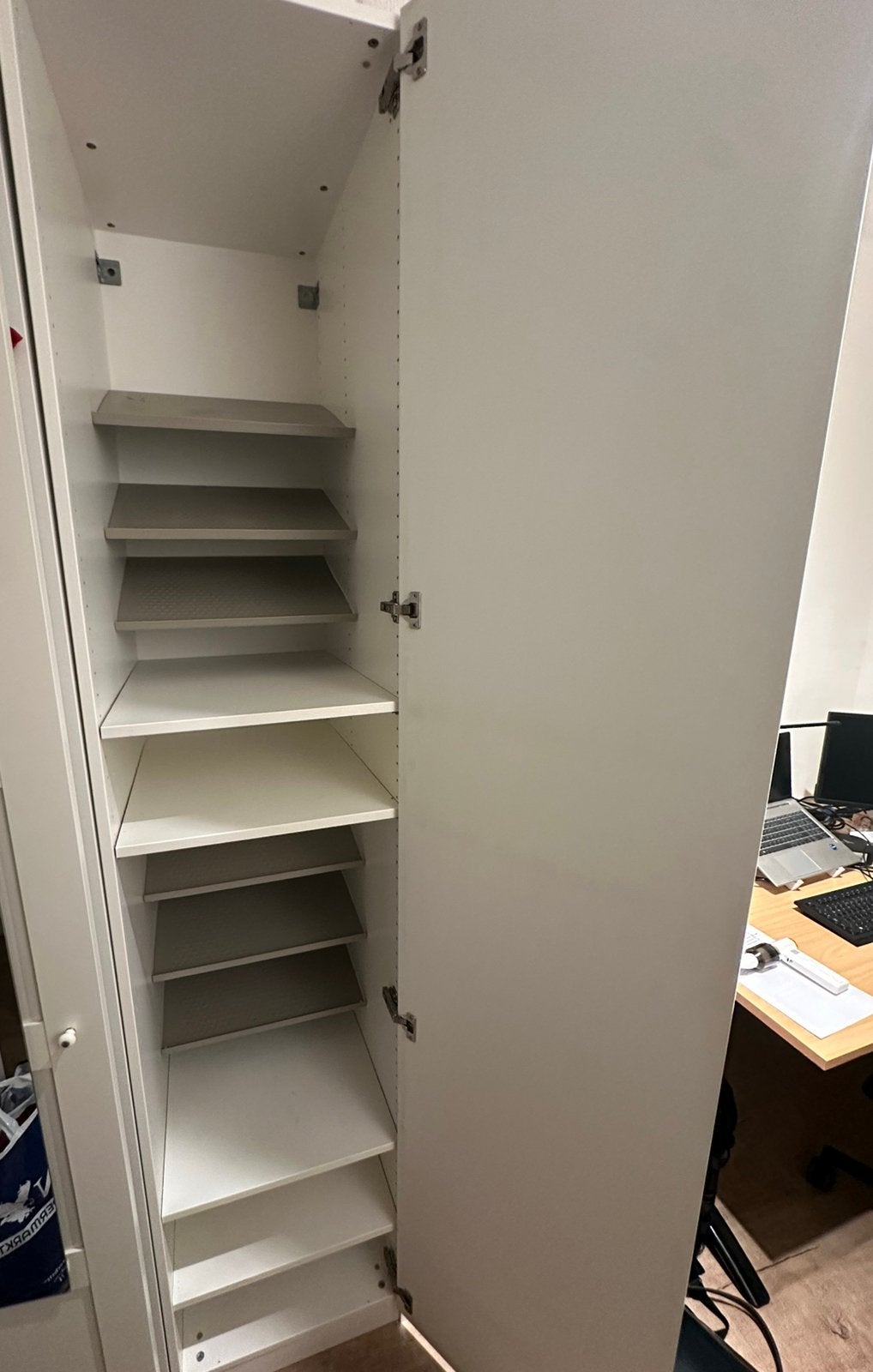 Ikea Pax kast met schoenenrek wit schoenenkast, Huis en Inrichting, Ophalen of Verzenden, Gebruikt