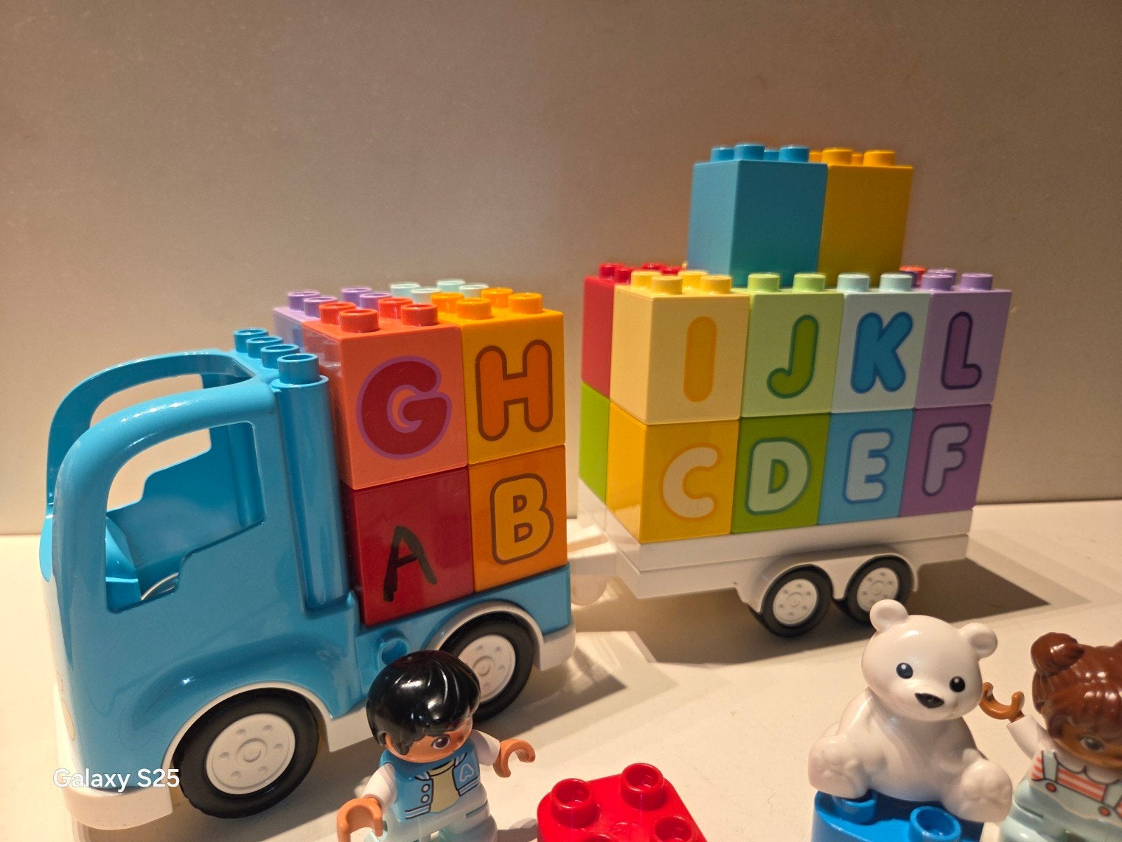 Lego Duplo 10915 Alfabet Vrachtwagen - Bijna Compleet, Ophalen of Verzenden