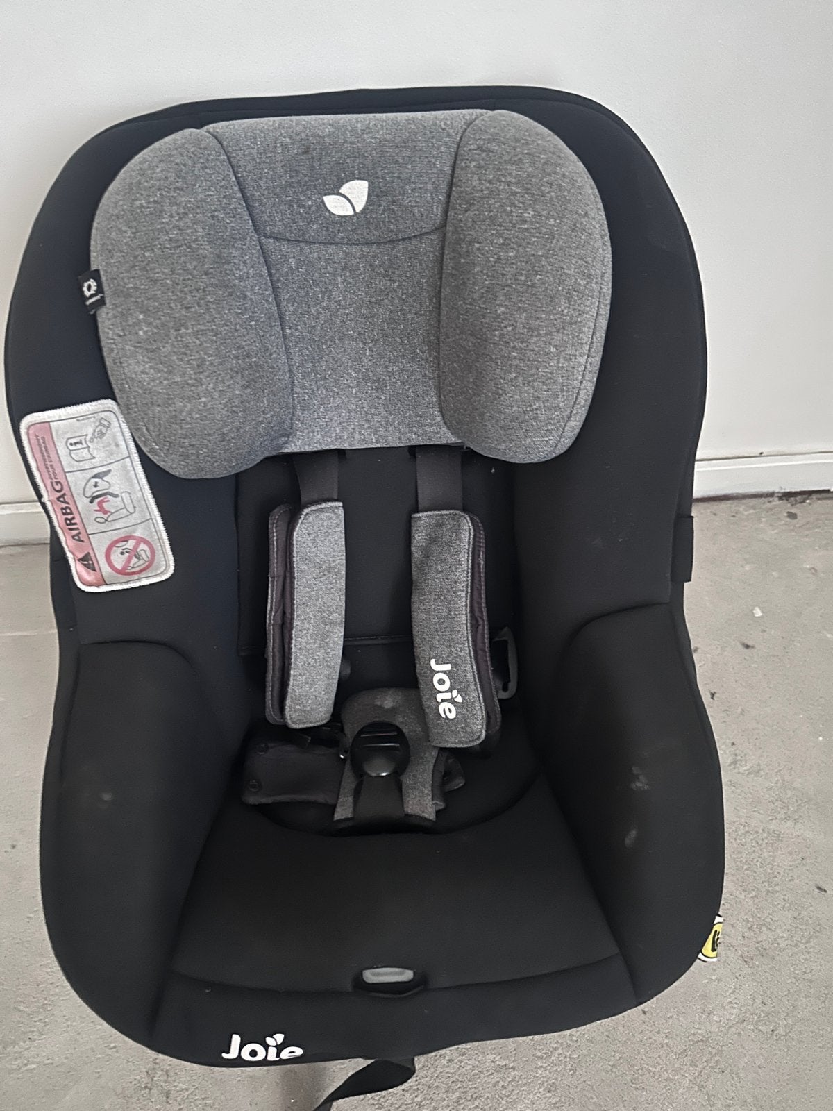 Joie i-AnchorAdvance autostoel - Zwart, Autogordel of Isofix, Gebruikt, 0 t/m 18 kg, Zijbescherming