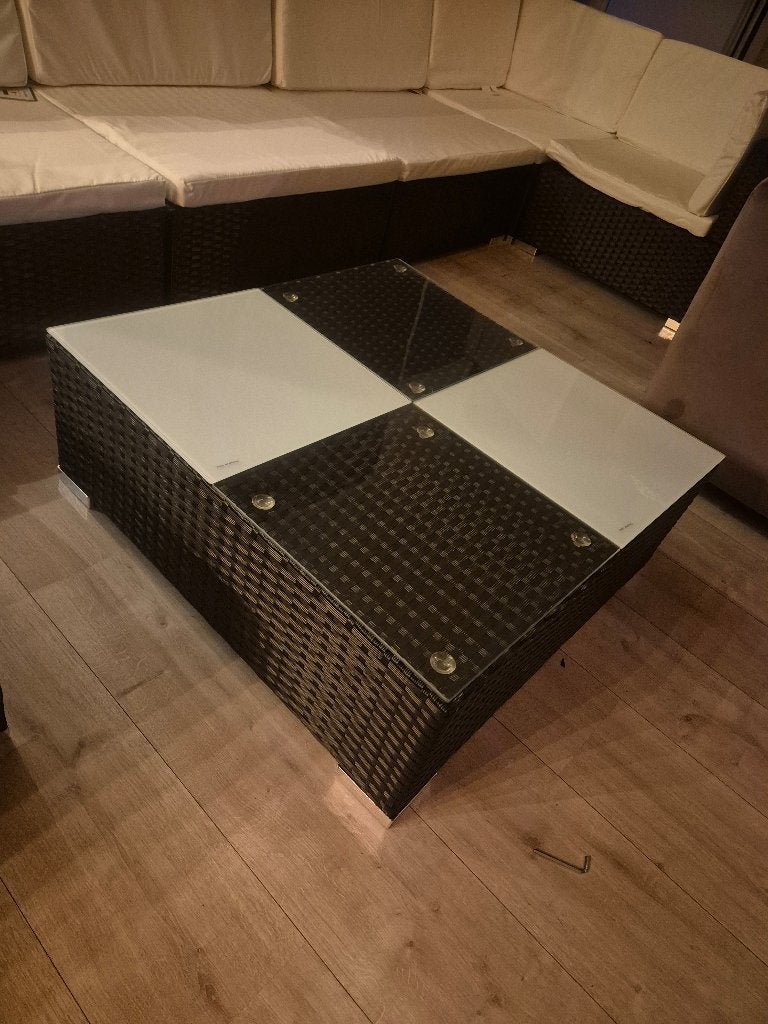 Loungeset met kussen 8-delige, Tuin en Terras, Ophalen, Rotan, Nieuw, Loungeset