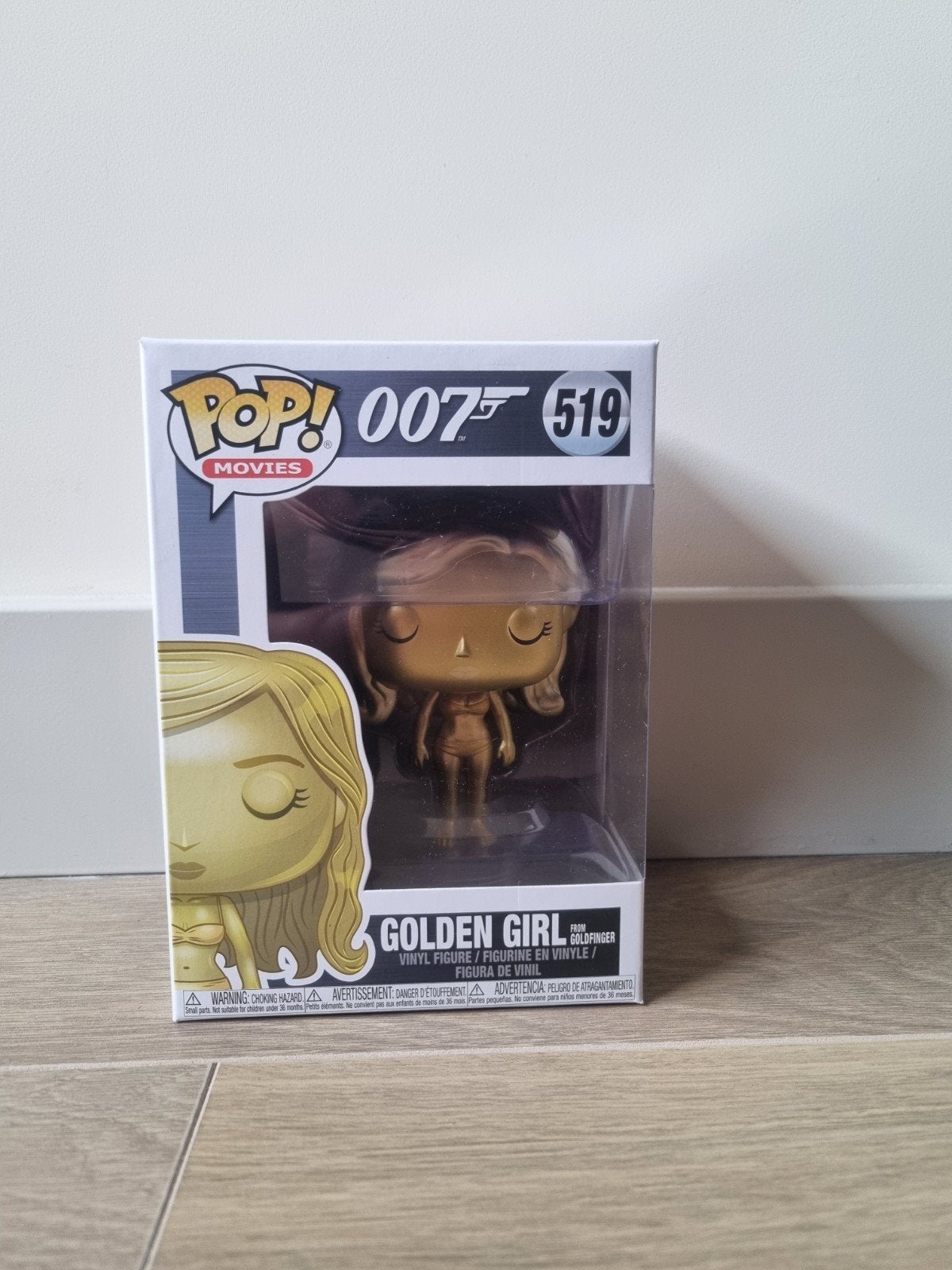 Funko Pop! 007 Golden Girl #519 - James Bond Goldfinger, Verzamelen, Poppetjes en Figuurtjes, Ophalen of Verzenden, Nieuw