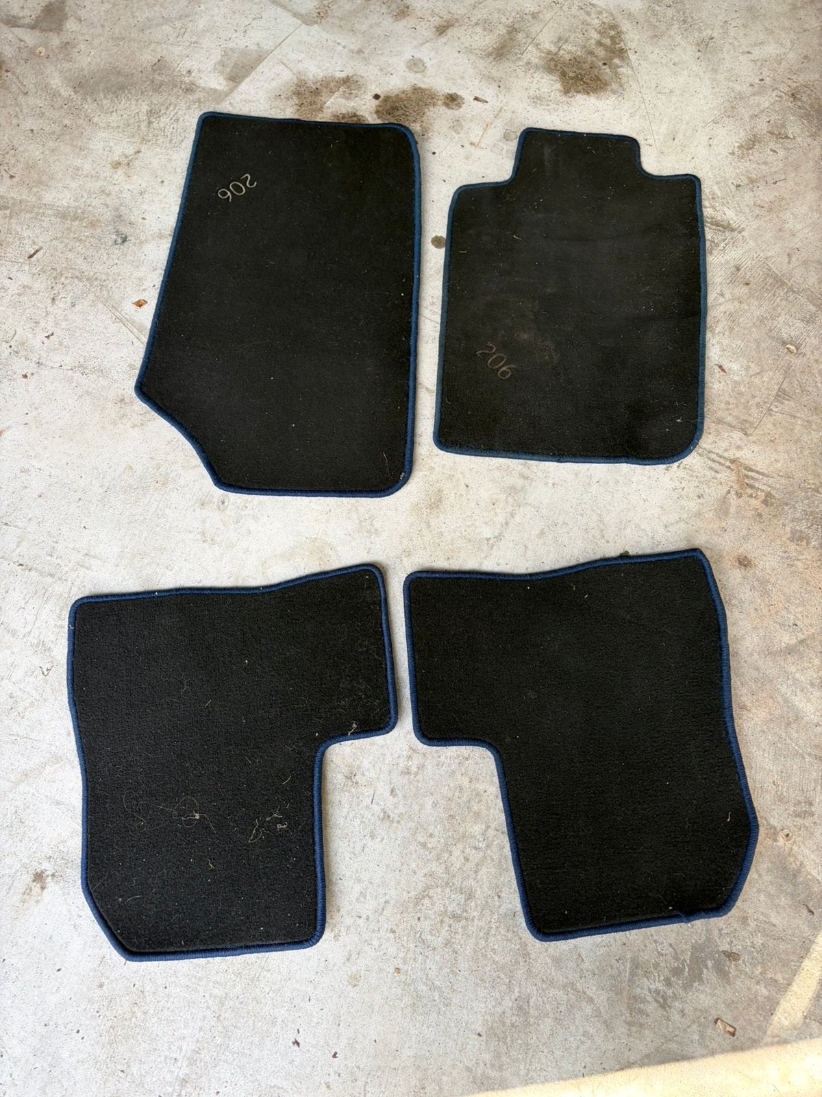 Originele vloermatten Peugeot 206, Ophalen of Verzenden, Zo goed als nieuw